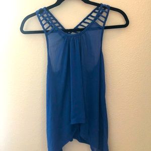 Blue tank top